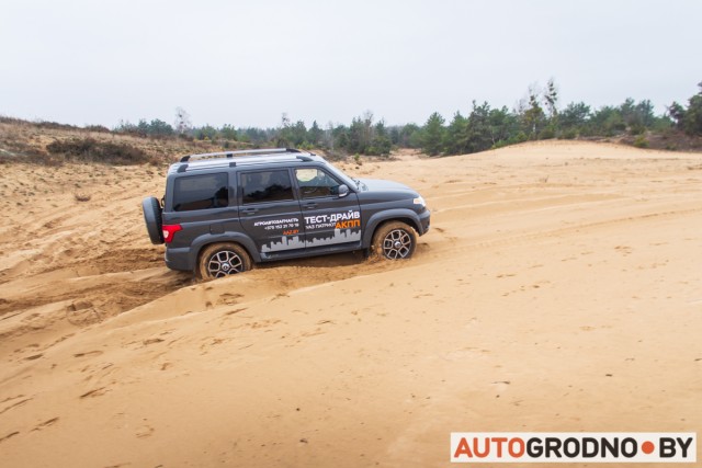 В Гродно прибыл УАЗ "Патриот" с автоматической коробкой передач